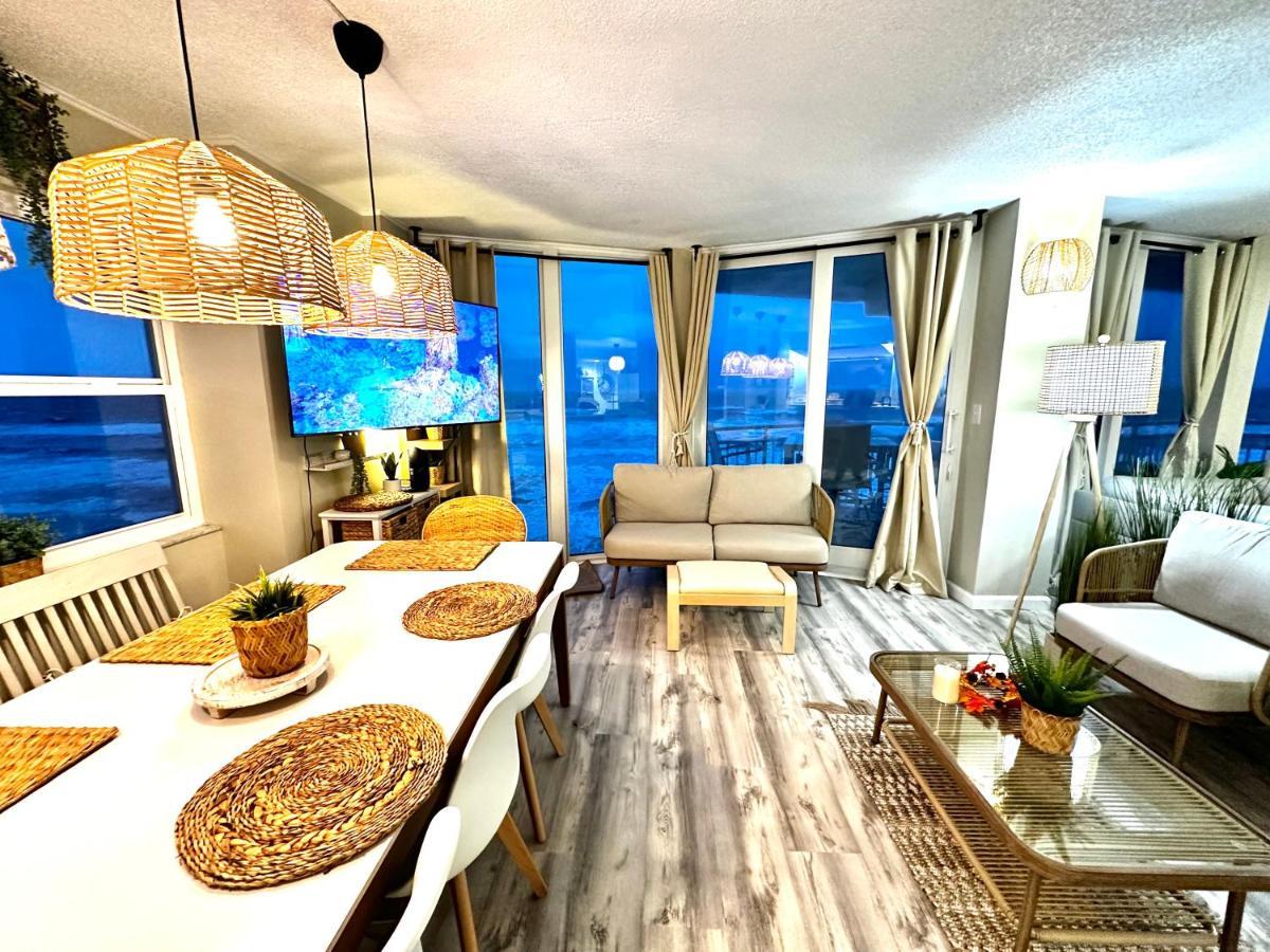 Beach Oasis 601 Gorgeous Ocean Front Ocean View For 10 Sleeps Up To 15 Apartamento Daytona Beach Exterior foto