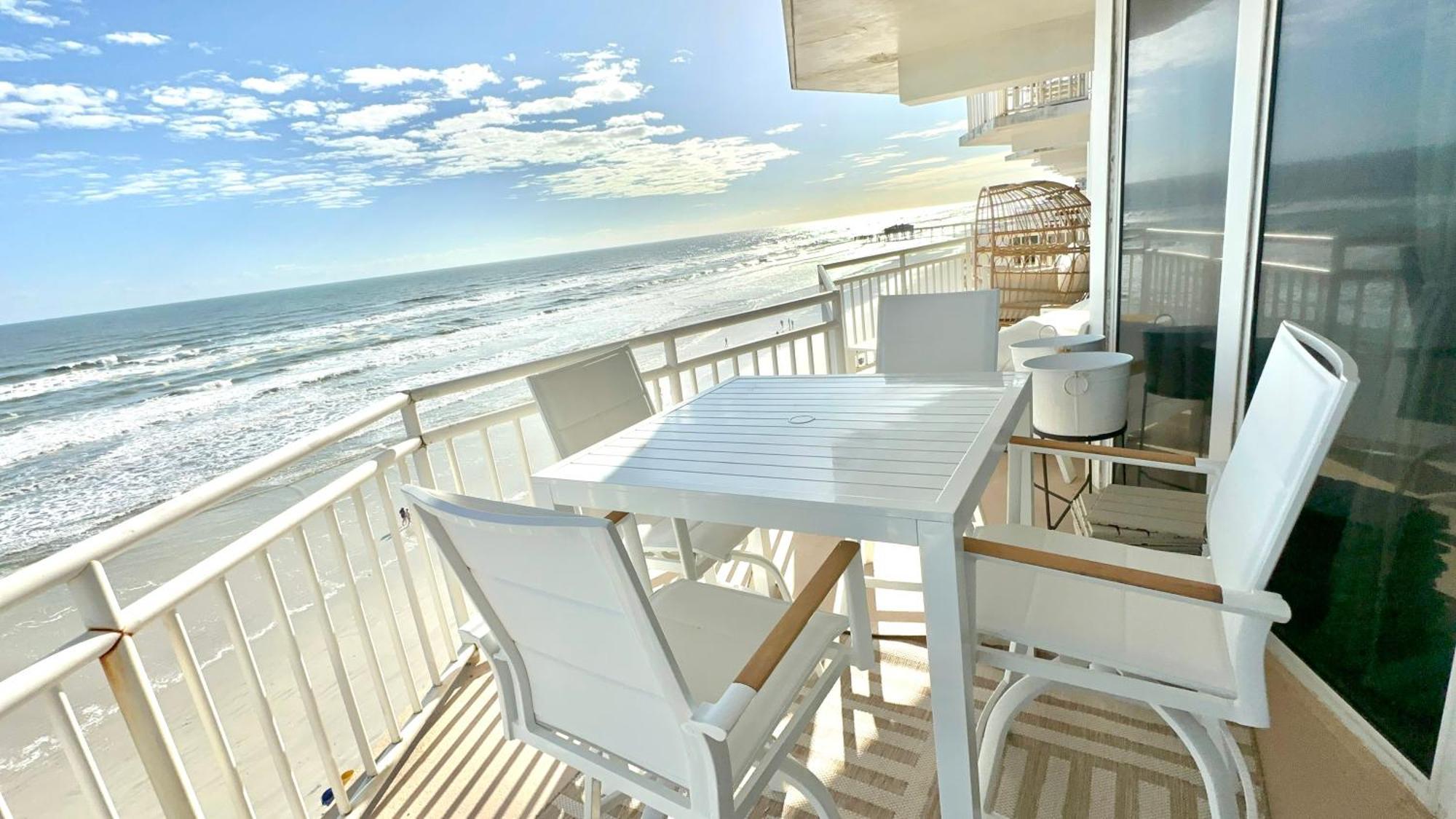 Beach Oasis 601 Gorgeous Ocean Front Ocean View For 10 Sleeps Up To 15 Apartamento Daytona Beach Exterior foto