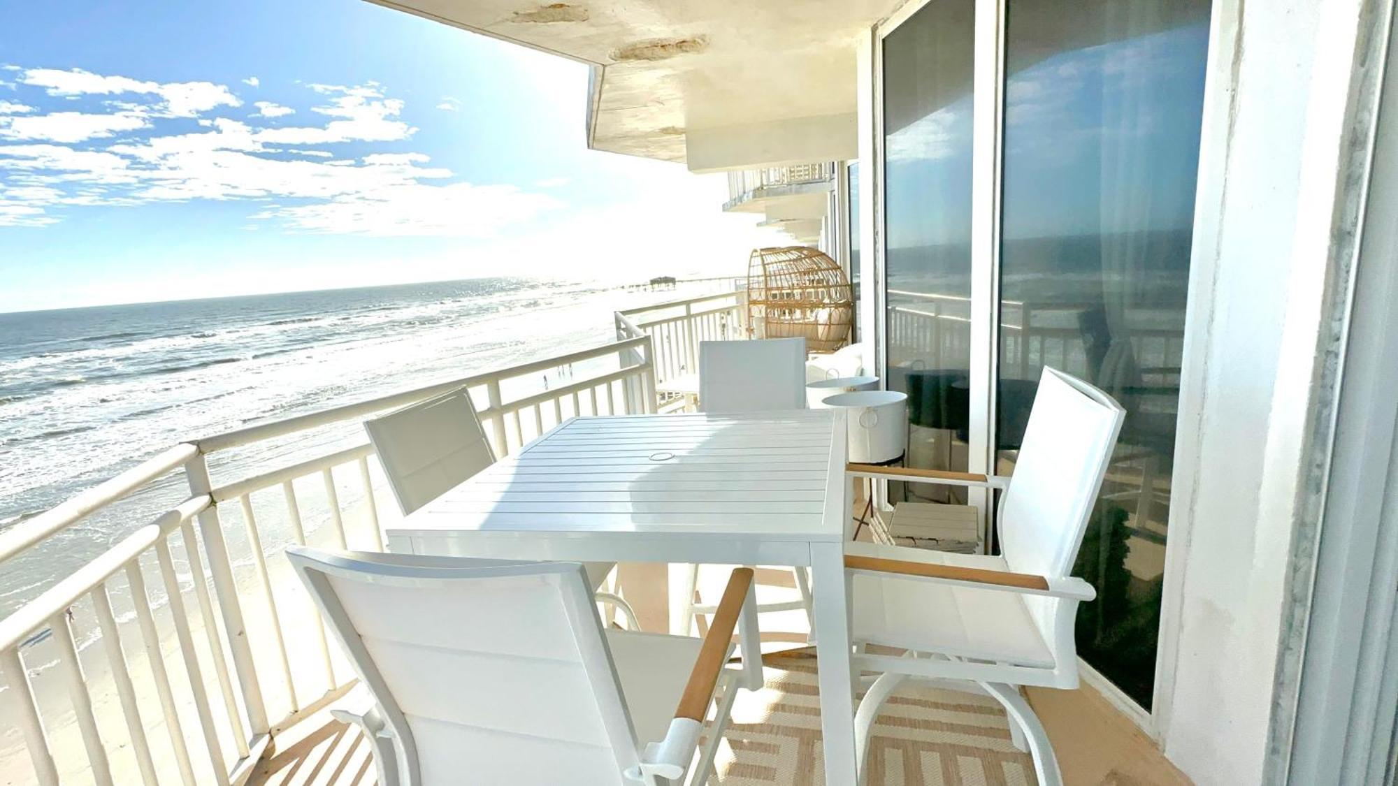 Beach Oasis 601 Gorgeous Ocean Front Ocean View For 10 Sleeps Up To 15 Apartamento Daytona Beach Exterior foto